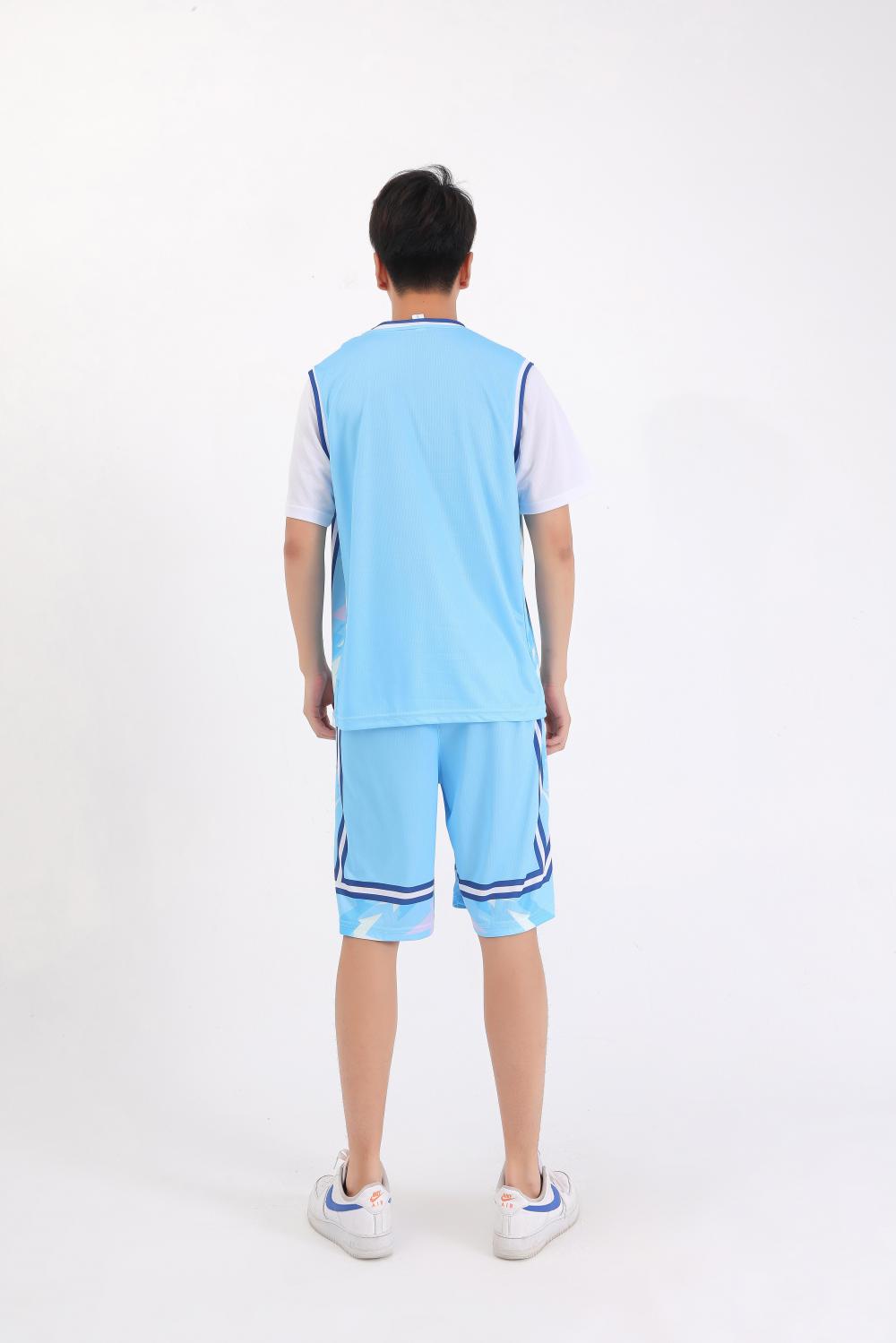 LQ1306 # Short Sleeved Basketball Set Short Sleeved Round Neck