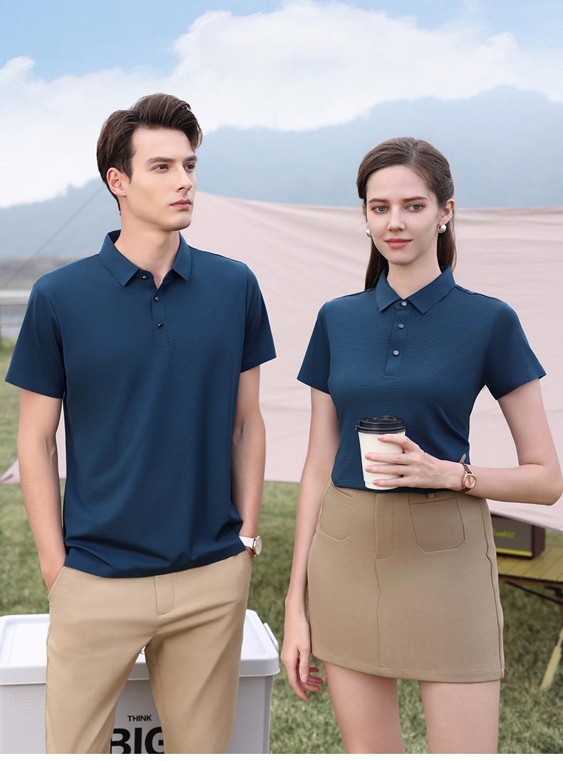 57713 # Casual Business Polo Shirt Polo Short Sleeve Collar