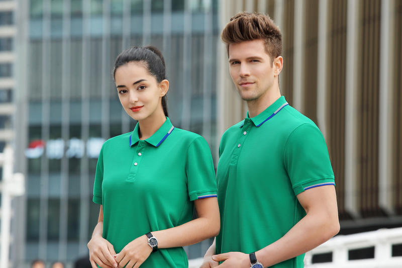 1678 Luminous Stripe Polo Short Sleeved Lapel