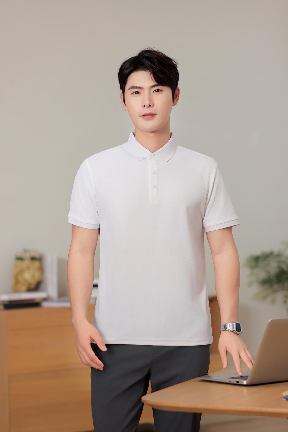 KF8808 # Fashion Polo Shirt Polo Short Sleeve Collar