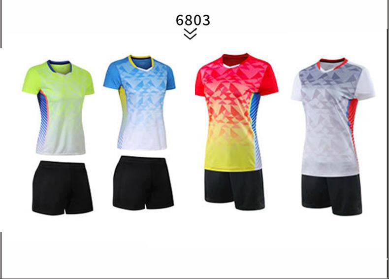 Y6804- Women's Badminton Volleyball Short Sleeves