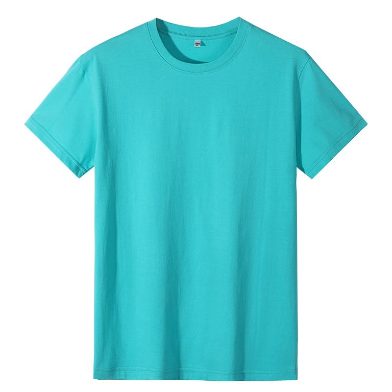 A5011-190g Regular Short Sleeved Round Neck Pure Cotton T-shirt