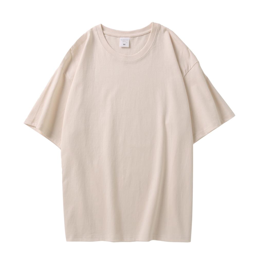 A5025-200g Large Drop Shoulder Half Sleeved T-shirt Short Sleeved Round Neck