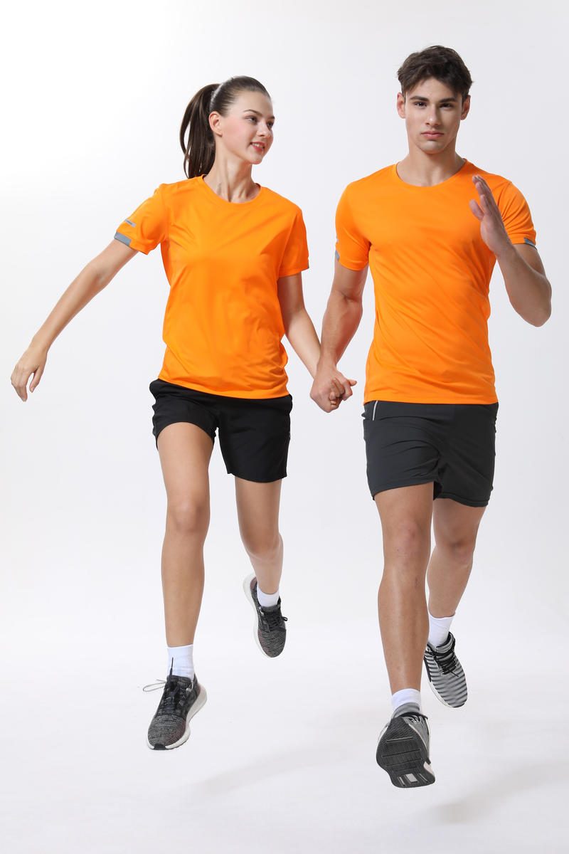 R215 # Running Short Sleeved T-shirt Short Sleeved Round Neck