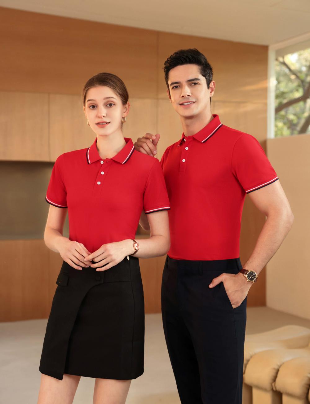 8518 Polo Short Sleeved Lapel