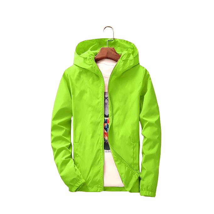 F1718 Parent Child Outdoor Windbreaker Single Layer Spring And Autumn Thin Coat Team Clothing