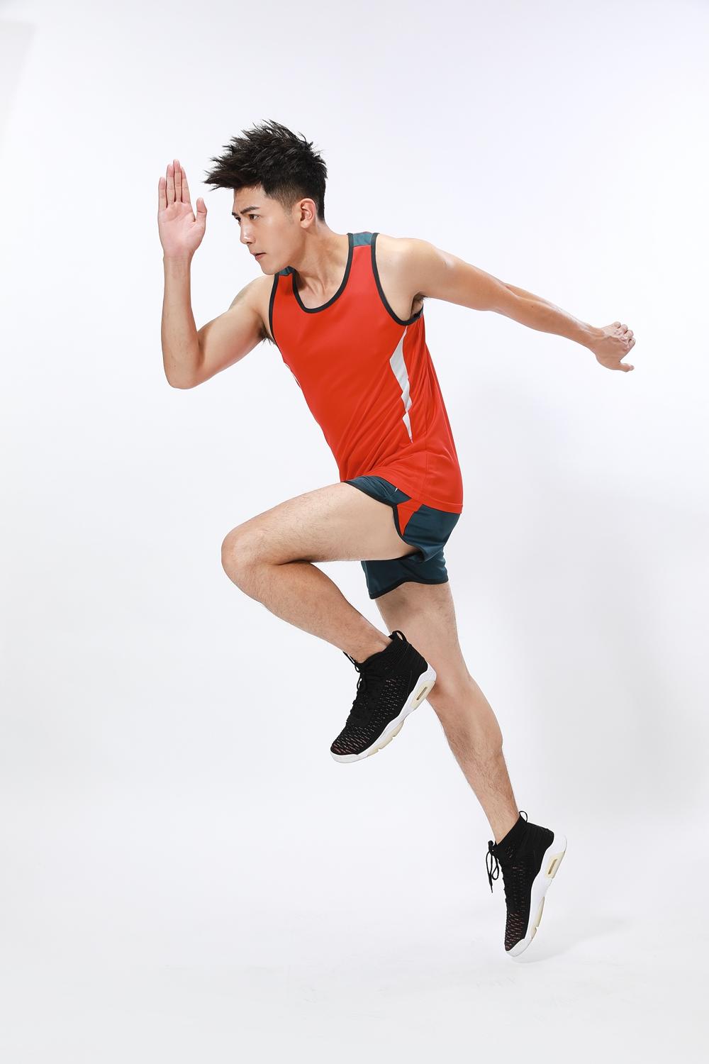 Men A3058 # Track And Field Uniform Men's Slimming