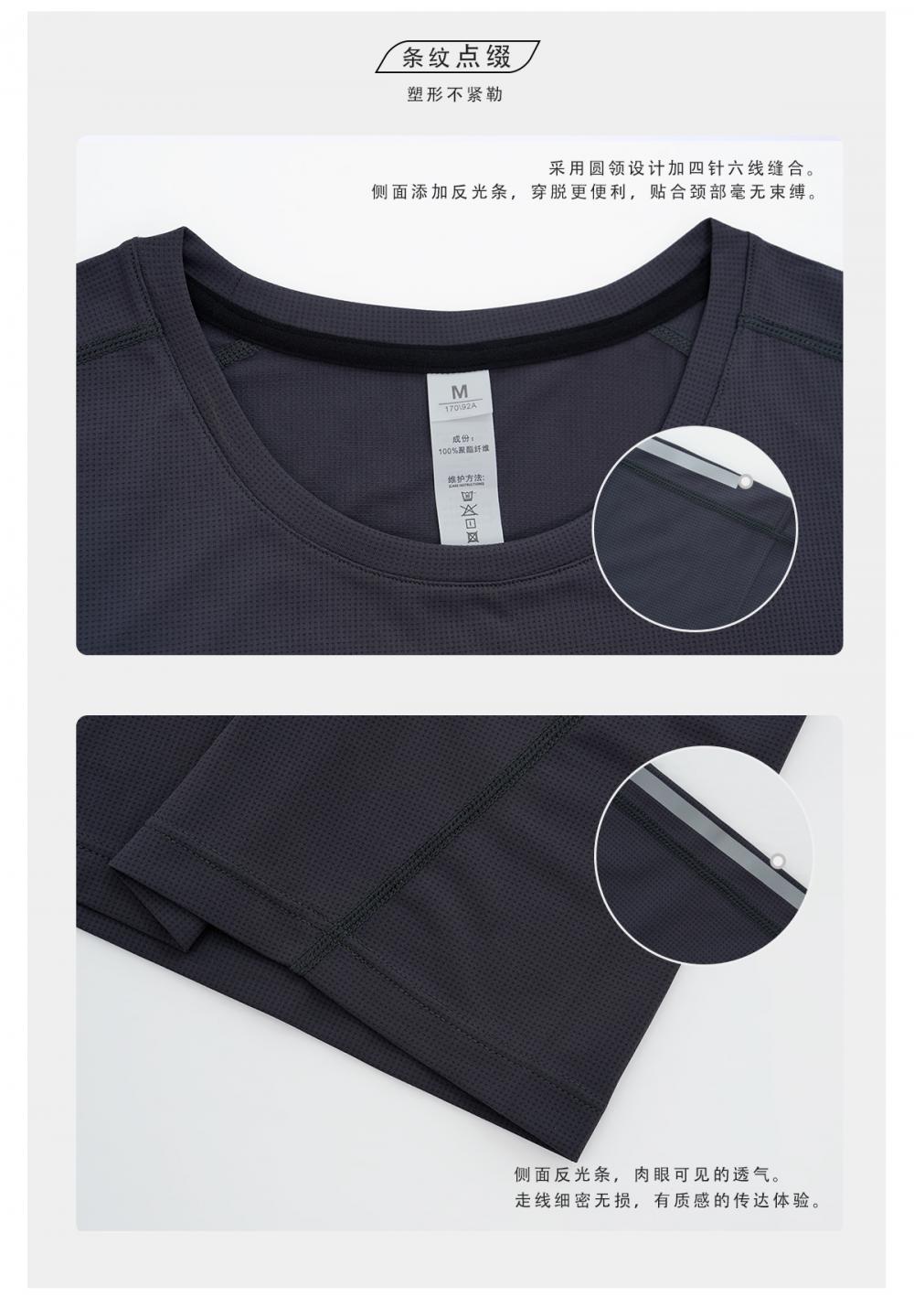 CQ1003 # Round Neck Short Sleeve T-shirt Short Sleeve Round Neck