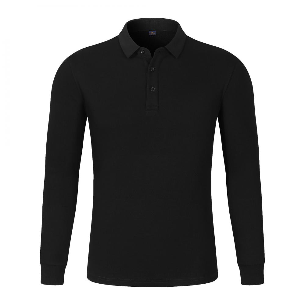 CX652 Premium Beaded Long Sleeve Polo With Collar