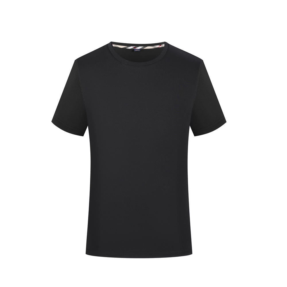 CX002 Plain Round Neck T-shirt Short Sleeved Round Neck