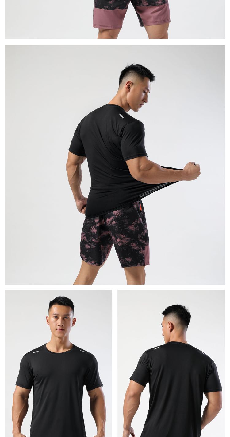 M-16 T-shirt Short Sleeved Round Neck For Men