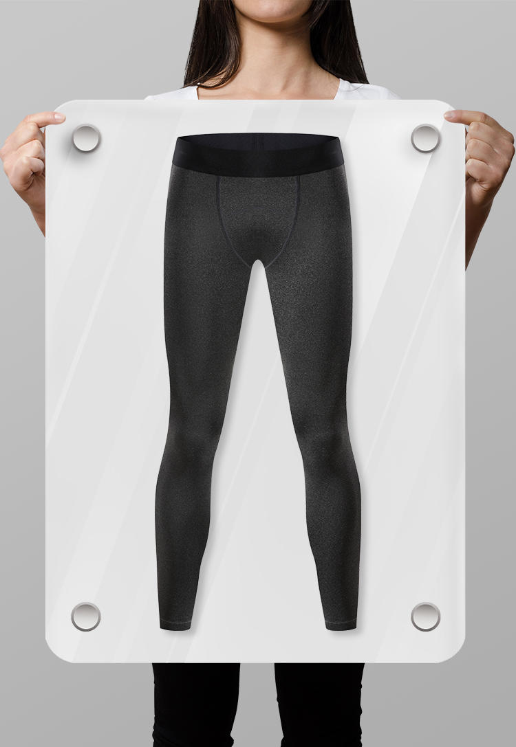 8025 # Sports Fitness Tight Pants Nine Leg Pants