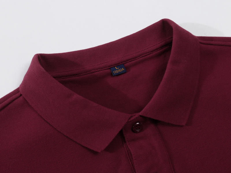 CX 613 # Cotton Super Soft Velvet Long Sleeve Polo