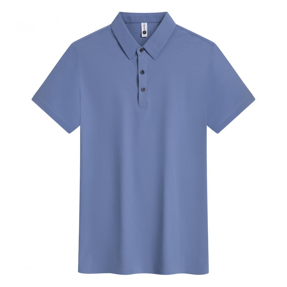 CX151 Seamless Lapel Polo Short Sleeved Lapel