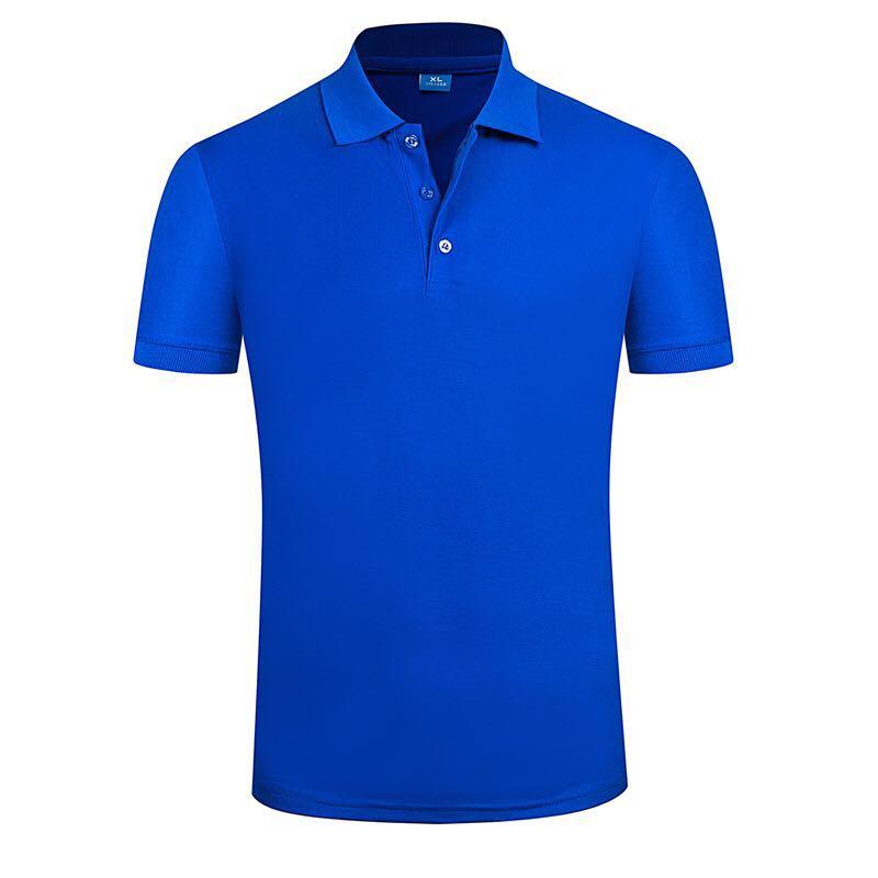 179TBL Solid Color Bead Polo Short Sleeved Lapel