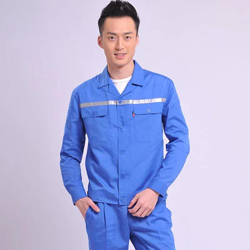 Summer Long Summer Short MYQJ635 Button Style Polyester Cotton Poplin Fabric 3-color Workwear Short Sleeved Workwear