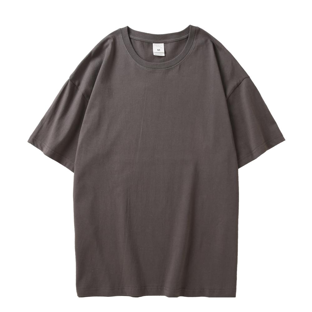 A5025-200g Large Drop Shoulder Half Sleeved T-shirt Short Sleeved Round Neck