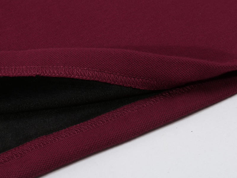 CX 613 # Cotton Super Soft Velvet Long Sleeve Polo