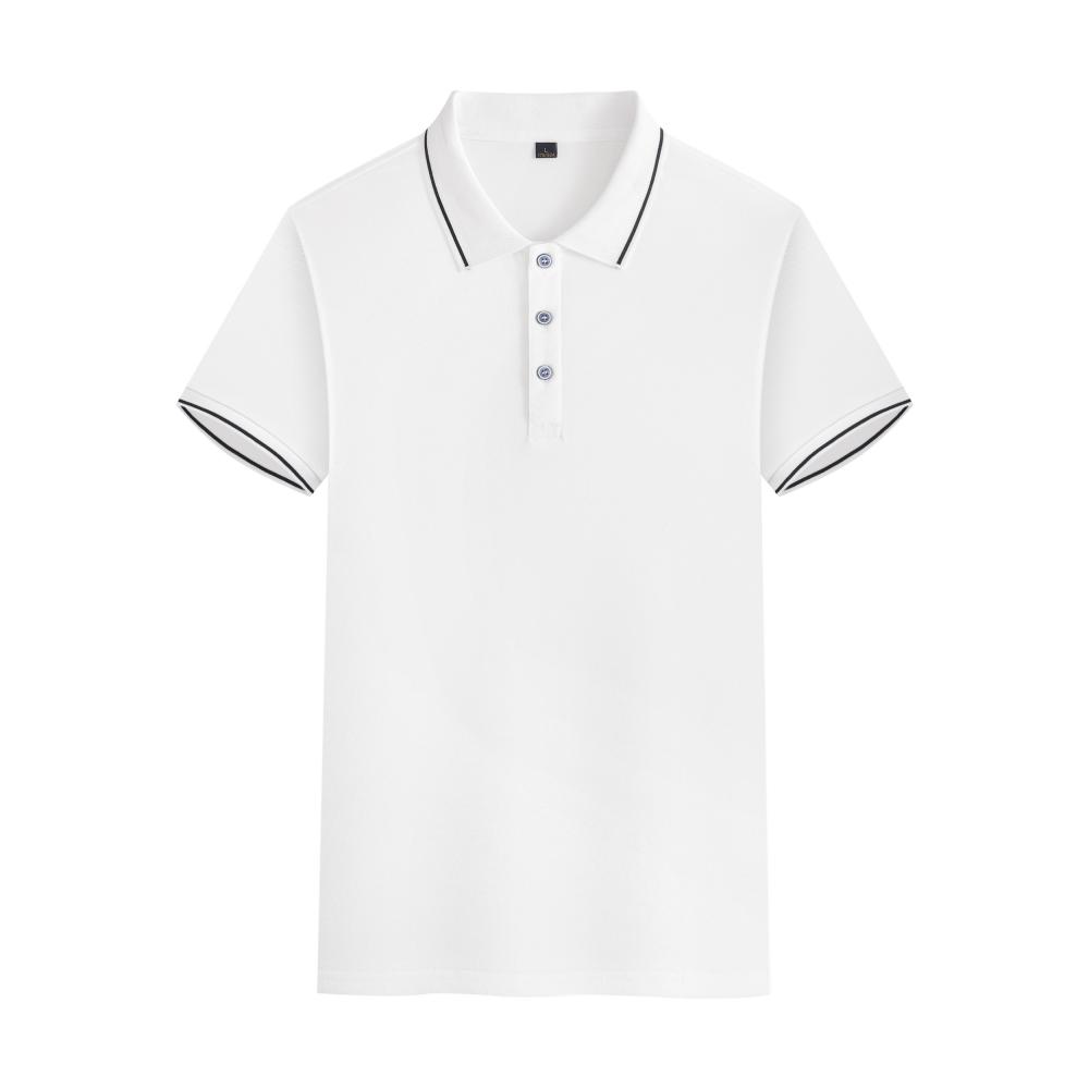 F2024-200g Combed Cotton Polo Shirt (60% Cotton, 40% Polyester) Polo Short Sleeved Collar