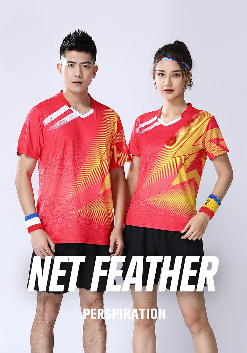 1851 # Net Feather Series - Top T-shirt Short Sleeve V-neck