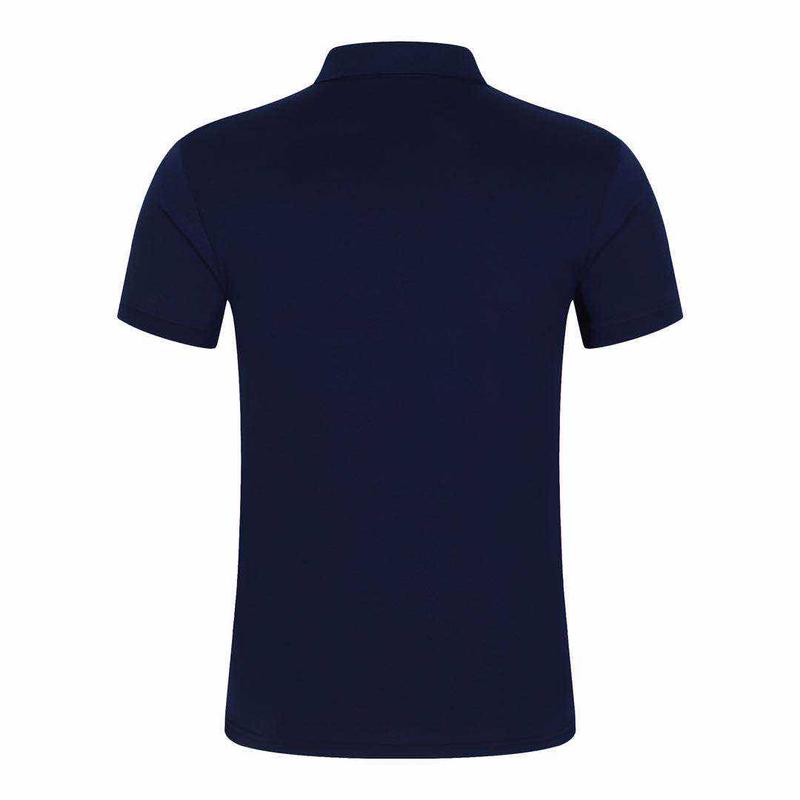 181TBB Solid Color Bead Polo Short Sleeved Lapel