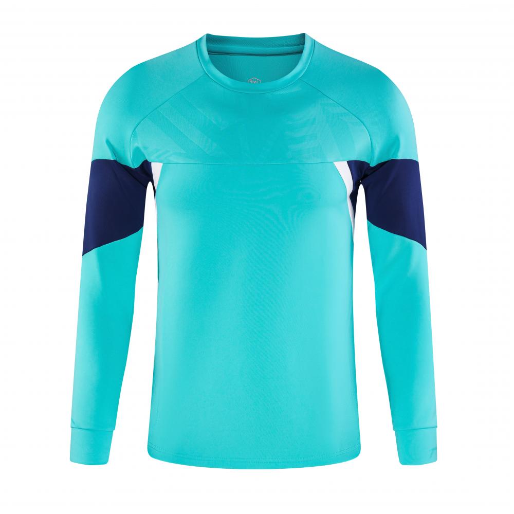 M9010 # Sports Round Neck Long Sleeved Sweatshirt Long Sleeved Round Neck