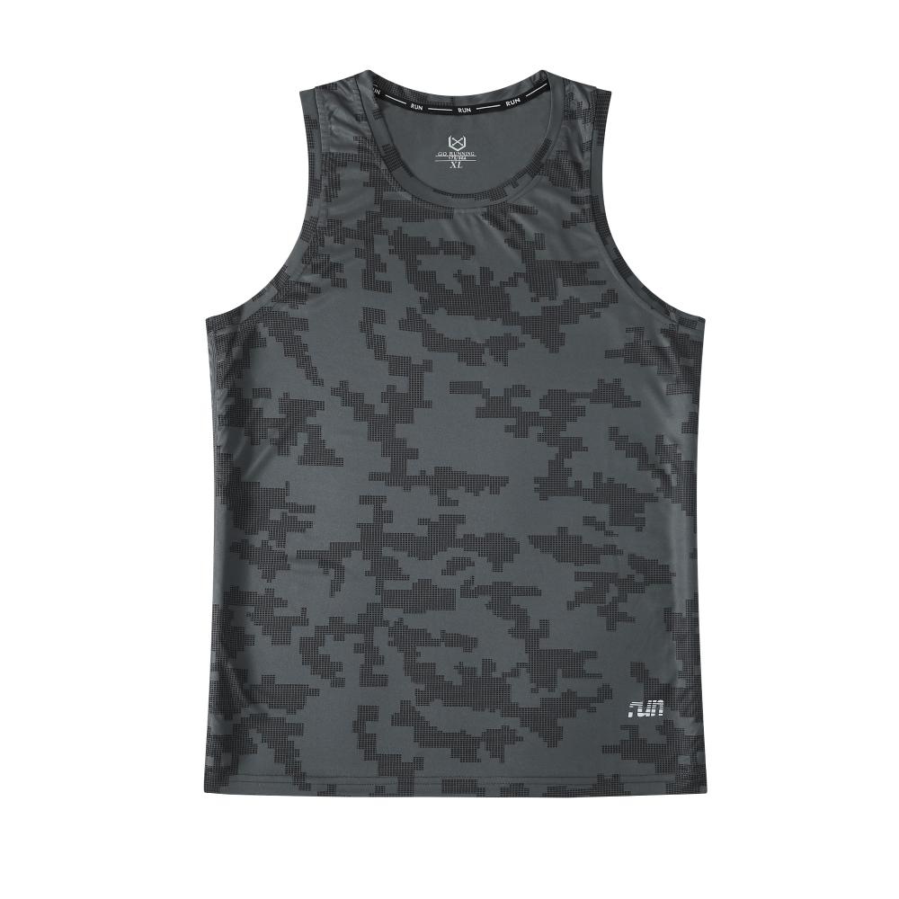 Sports Speed Drying Tank Top - T3305 Sleeveless Round Neck For Men