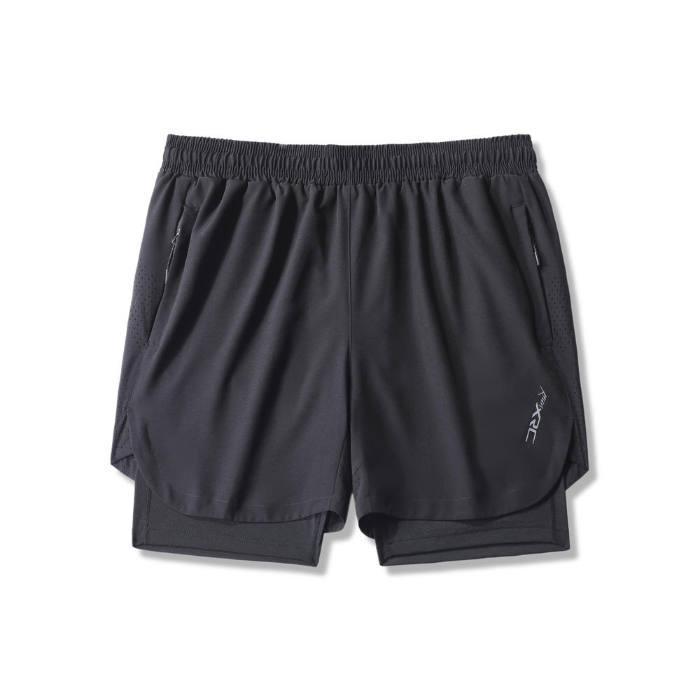 A6013- Double Layer Shorts, Running Pants, Swimming Pants, Three Part Pants For Men