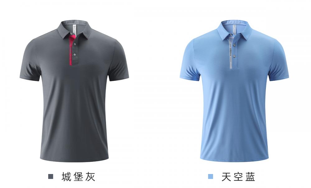 R309 # High End Polo T-shirt Polo Short Sleeved Collar