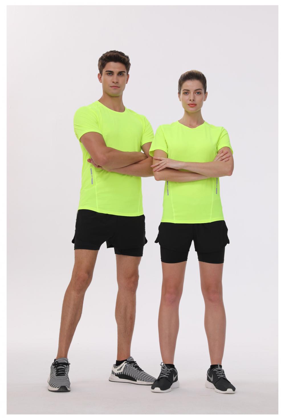 R253 # Round Neck Running Shirt Short Sleeve Round Neck