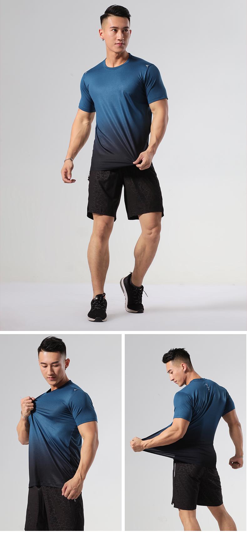 Mens MT007 T-shirt Short Sleeved Round Neck