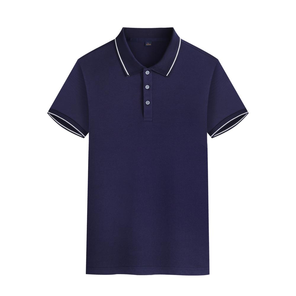 F2024-200g Combed Cotton Polo Shirt (60% Cotton, 40% Polyester) Polo Short Sleeved Collar