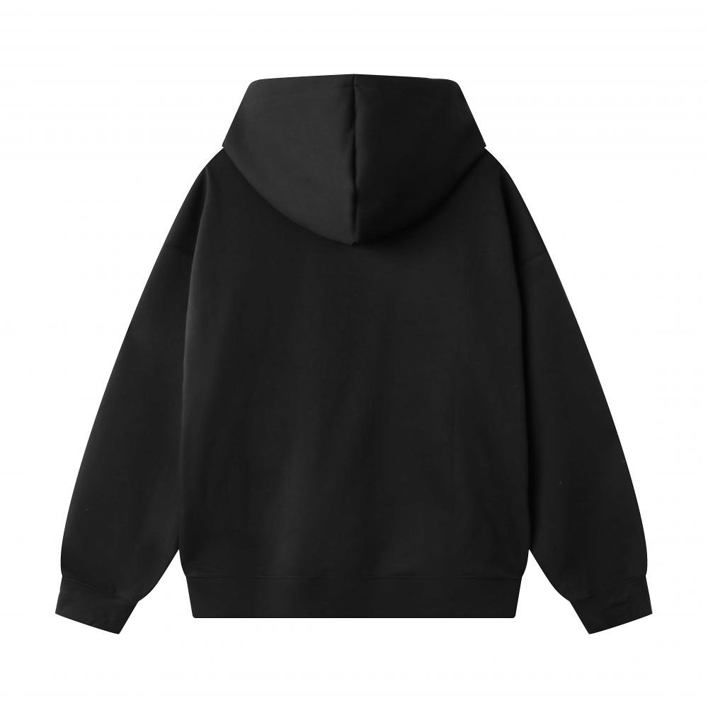 Twisted Jacquard Double-sided Small Drop Shoulder Strap Sweatshirt 6064 # Hooded Hood