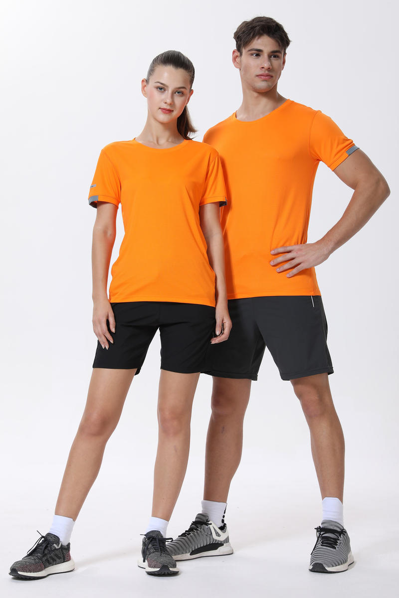 R215 # Running Short Sleeved T-shirt Short Sleeved Round Neck