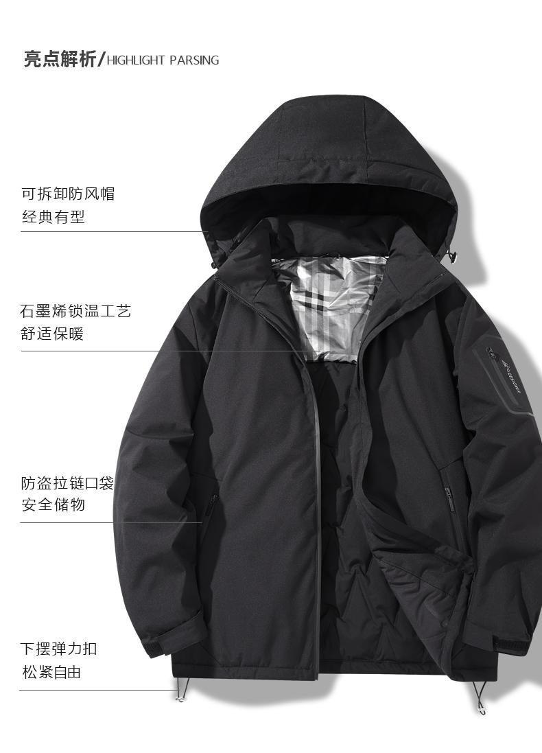 F3588 Thick Autumn And Winter Jacket