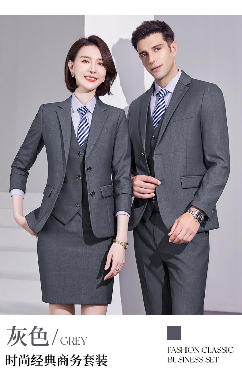 D Style/double Button Suit/imitation Wool Serge -360g (D388) Jacket Slim Fit Version