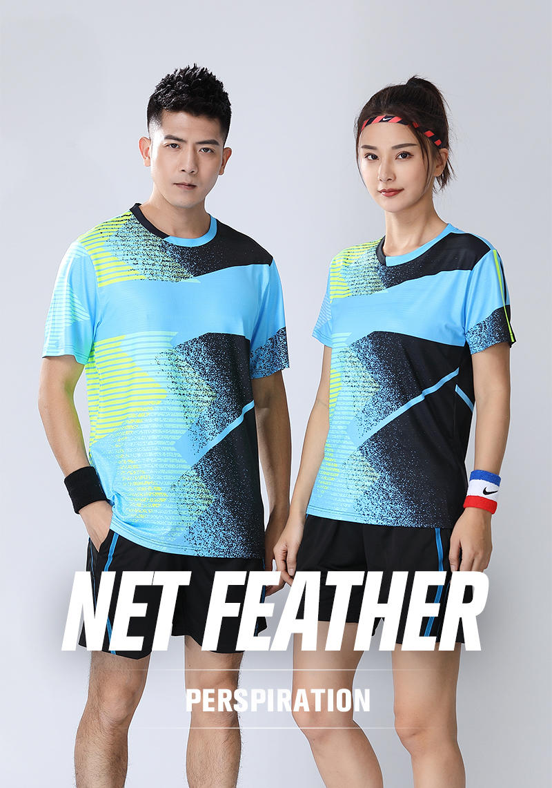 1859 # Net Feather Series - Top T-shirt Short Sleeve Round Neck