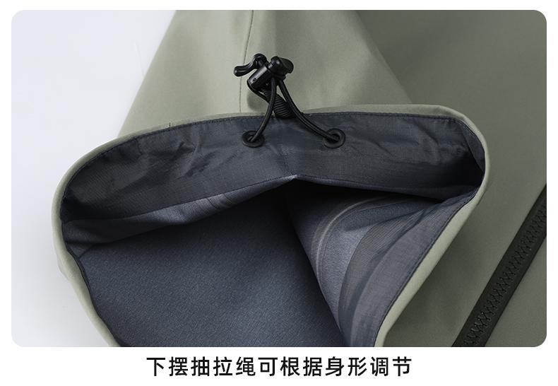 FJ23886 [2023 New Product] Stand Up Collar Pressure Glued Single Layer Jacket Thin Edition