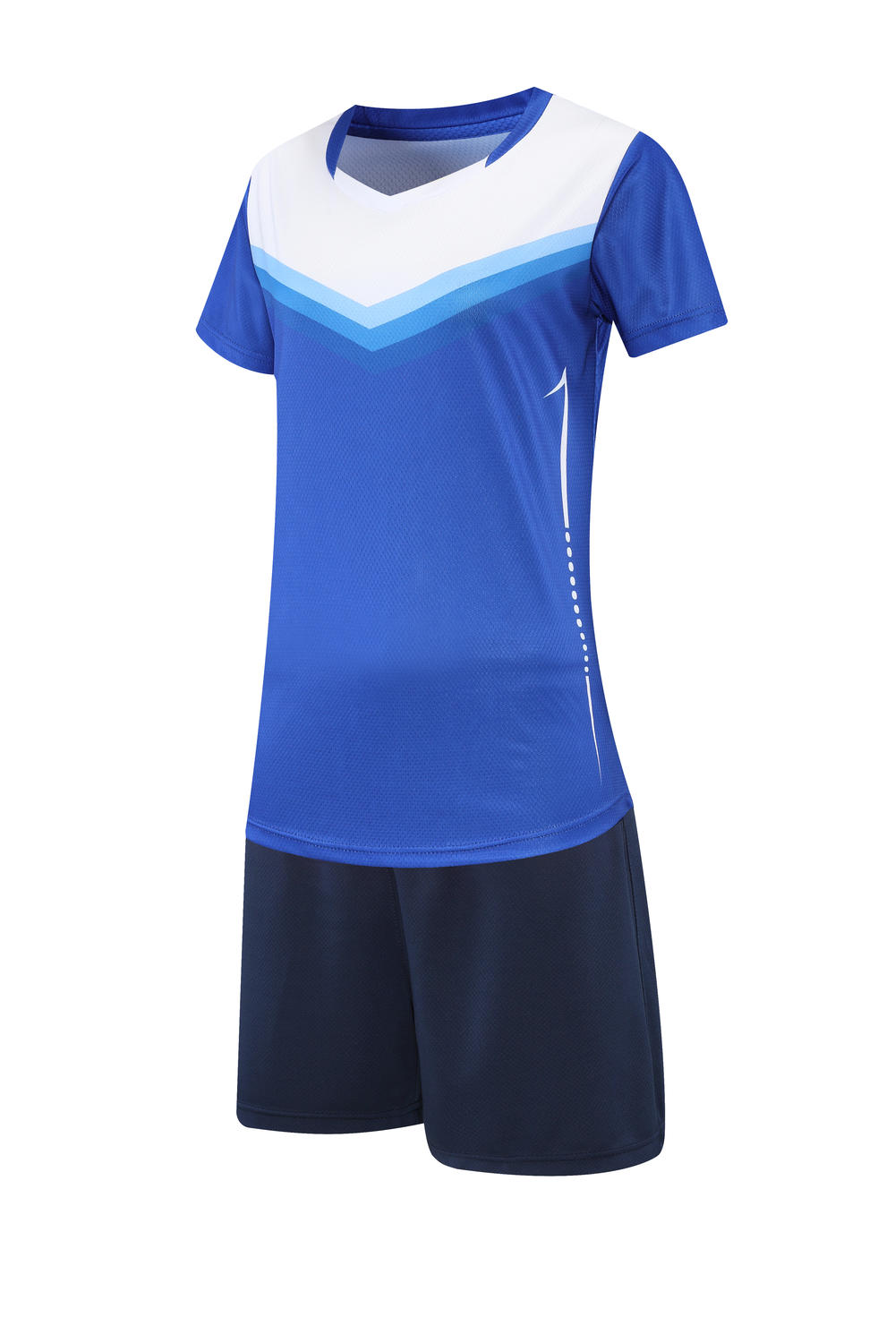 PQ221 # Women's Volleyball T-shirt Short Sleeve Round Neck