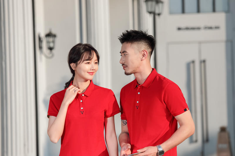 C9001 Polo Short Sleeved Lapel