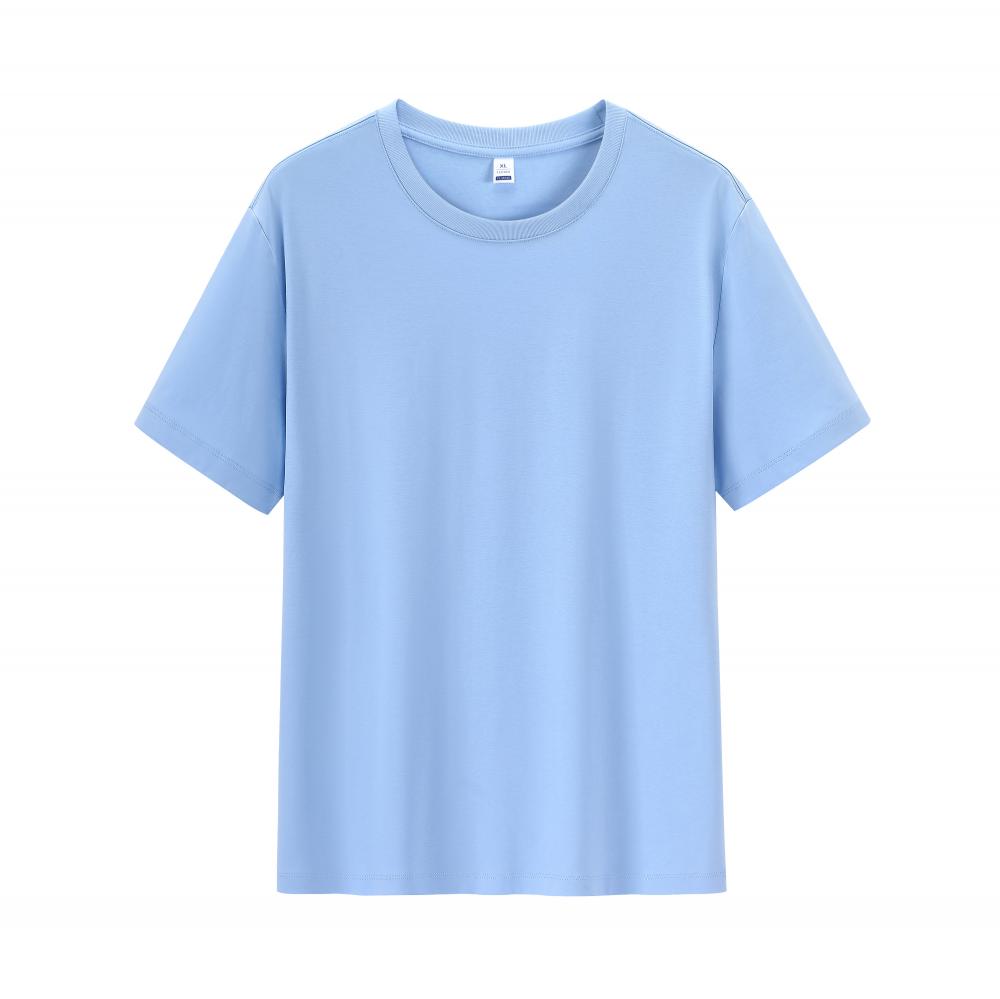 CX901 Liquid Ammonia Cotton Round Neck T-shirt Short Sleeved Round Neck