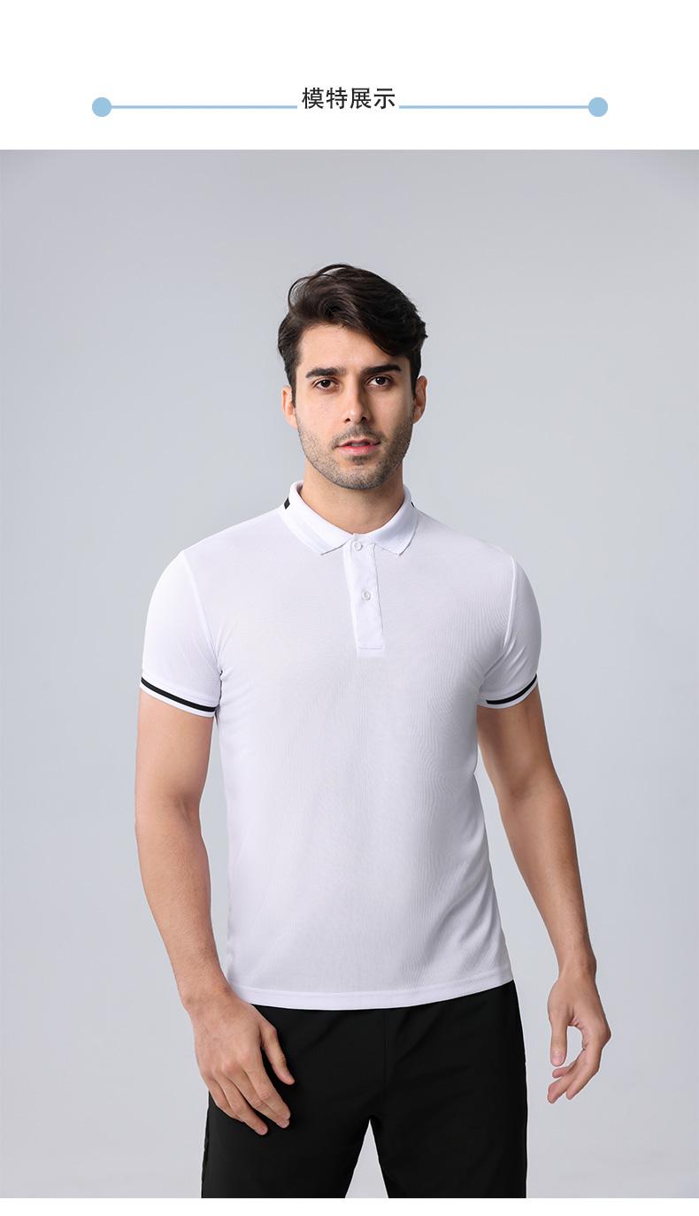 Y0124- Sports And Leisure Short Sleeved Polo Short Sleeved Lapel