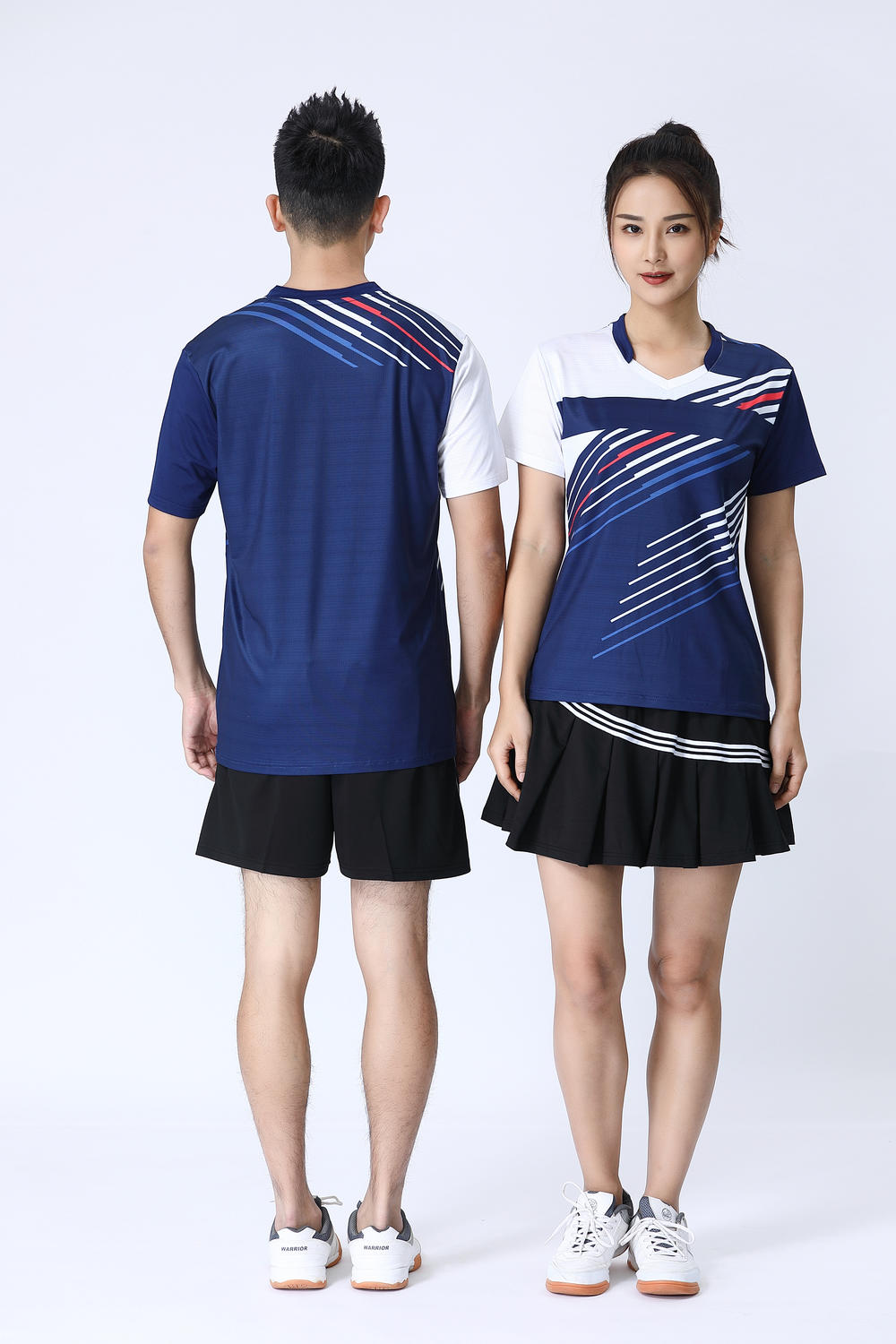 1848 # Net Feather Series - Top T-shirt Short Sleeve V-neck