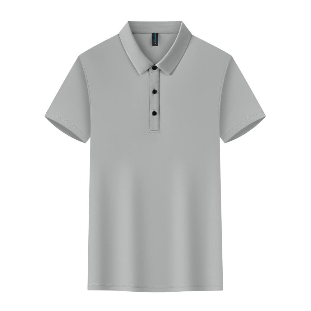 BT6678 High-end Semi Seamless Lapel Polo Short Sleeved Lapel