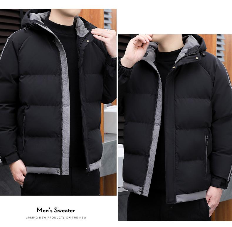 F5811- Thick Single-layer Thick Windproof Waterproof Warm Cotton Jacket