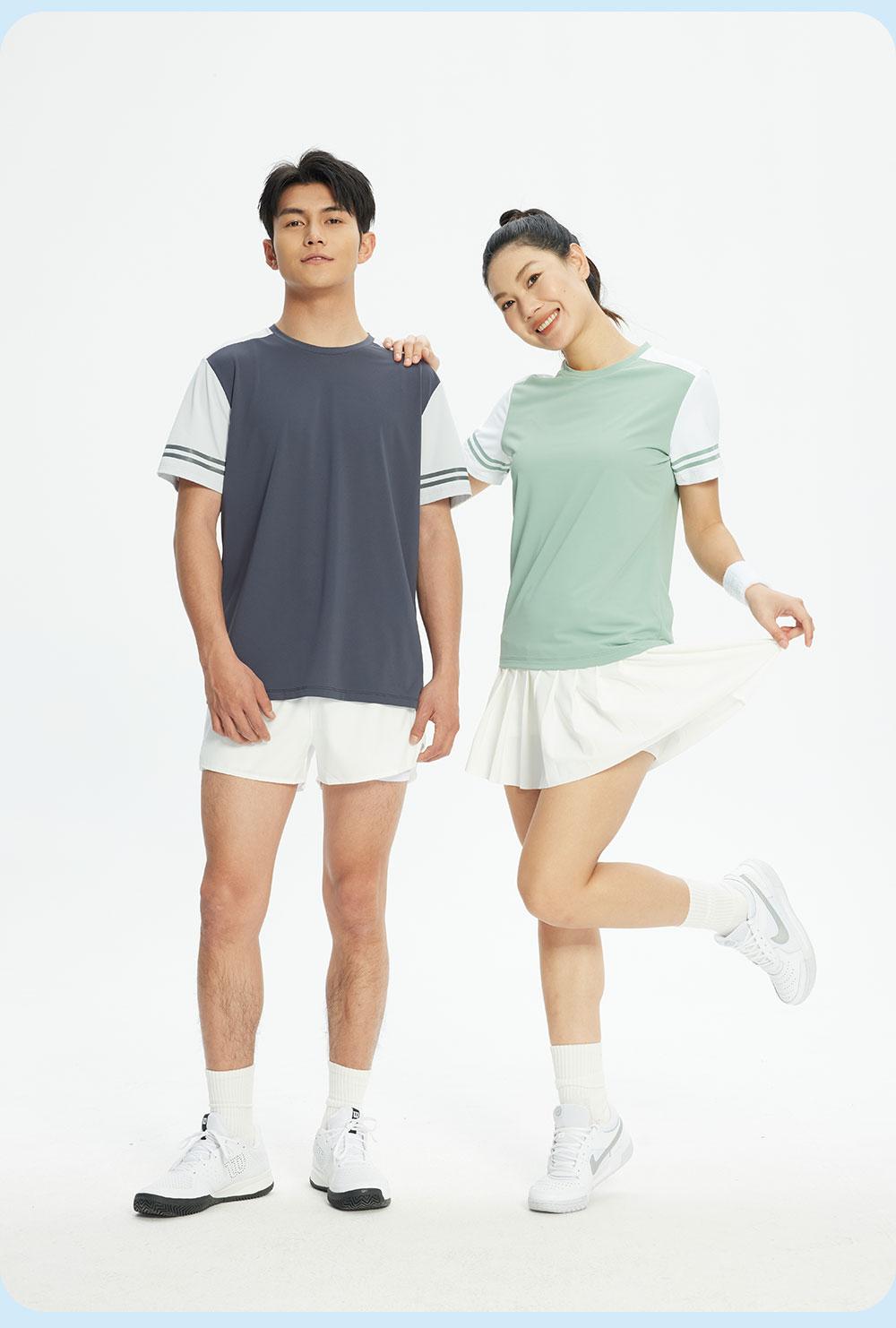 R371 # Sports Running Round Neck T-shirt Short Sleeve Round Neck