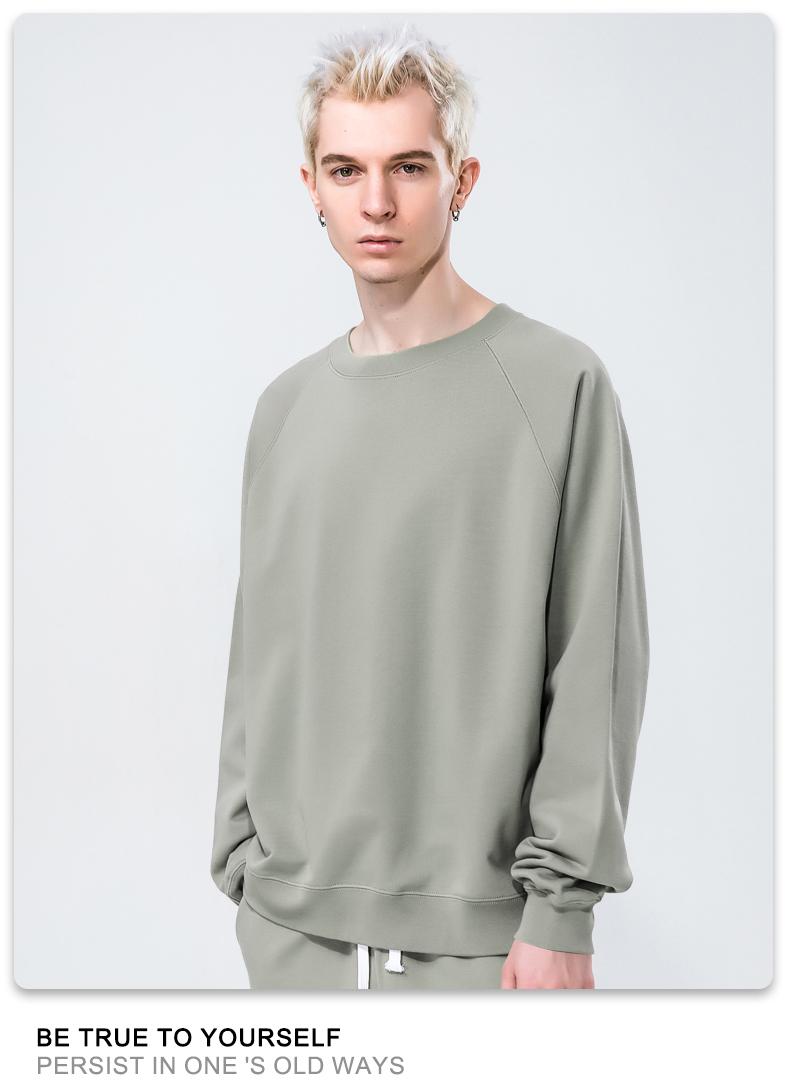 F8219-430 Grams Essentials Same Hoodie Round Neck