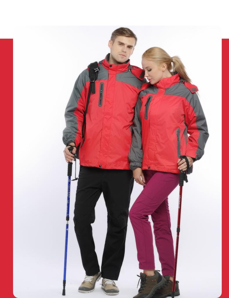 F1033 Single-layer Fleece Warm, Windproof, Waterproof, Men's And Women's Same Style Submachine Jacket, Express Delivery, Takeaway Work Clothes, One-piece Thickened