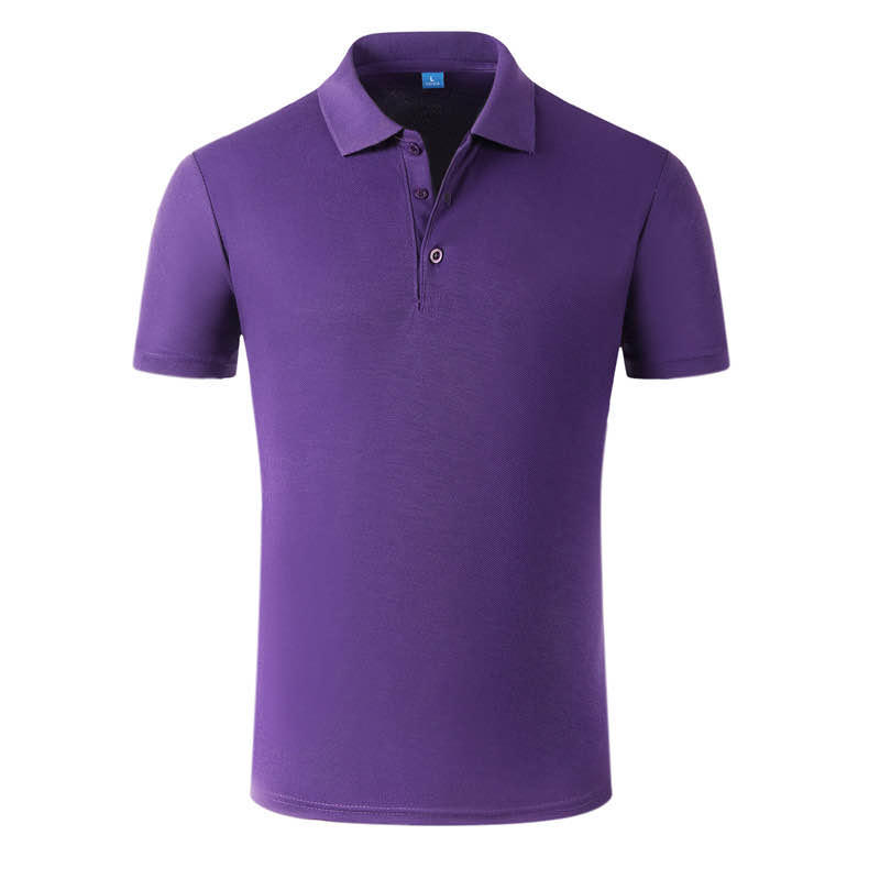 179TBL Solid Color Bead Polo Short Sleeved Lapel