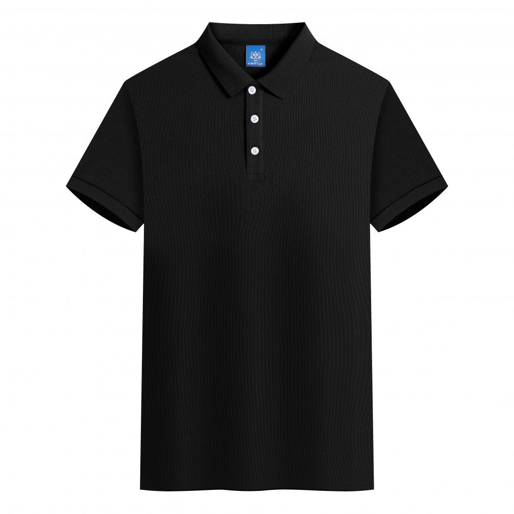 F2011-210g 50% Island Cotton 50% Ice Ion Fiber Solid Color Polo Shirt Polo Short Sleeved Collar